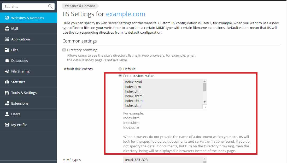 Cara Melakukan Setting pada Default Homepage di Plesk Hosting