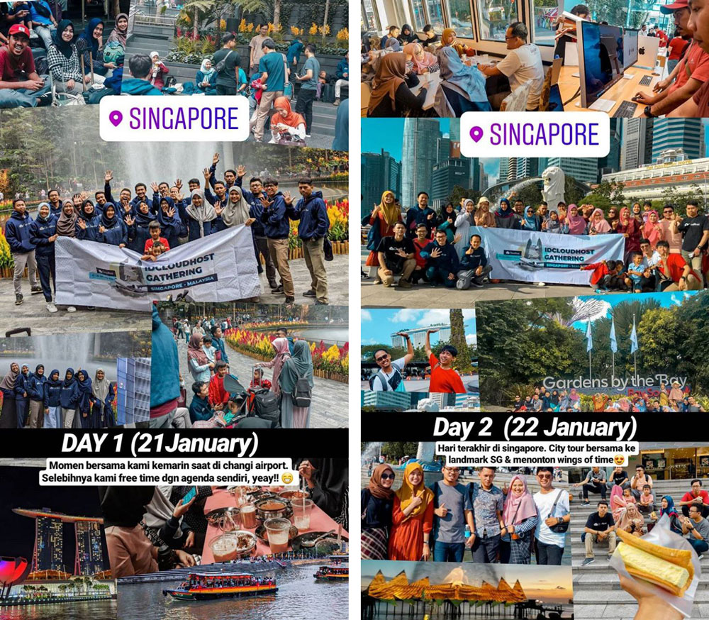 IDCloudHost Gathering 2020 di Singapura dan Malaysia