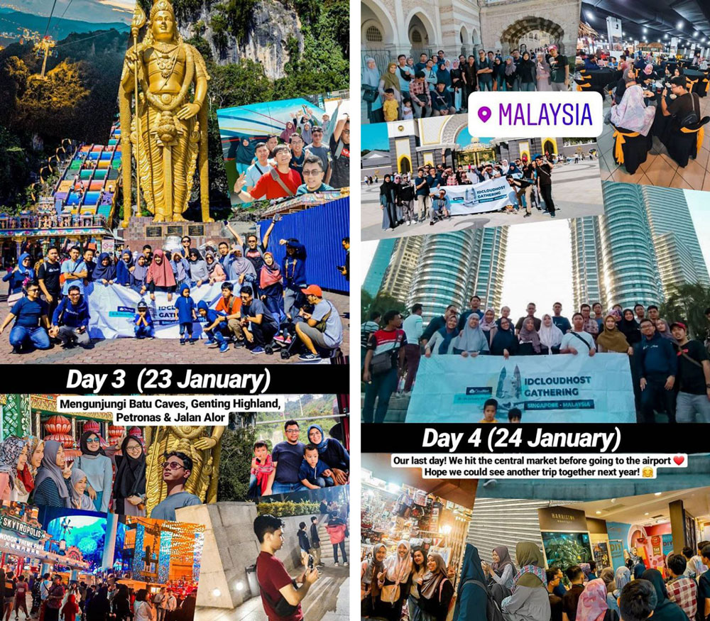 IDCloudHost Gathering 2020 di Singapura dan Malaysia