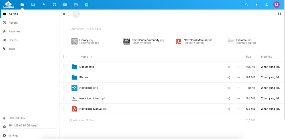 Cara Akses Cloud Storage | IDCloudHost