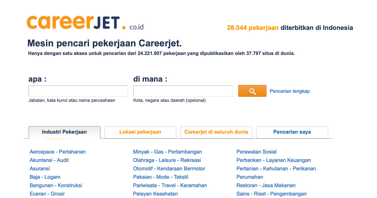 Kumpulan Website Lowongan Pekerjaan Terpercaya & Terbaik Indonesia | IDCloudhost