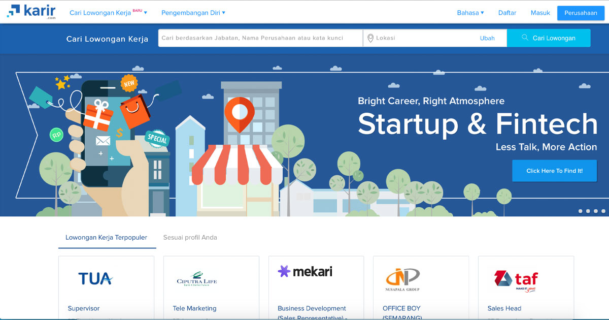 Kumpulan Website Lowongan Pekerjaan Terpercaya & Terbaik Indonesia | IDCloudhost