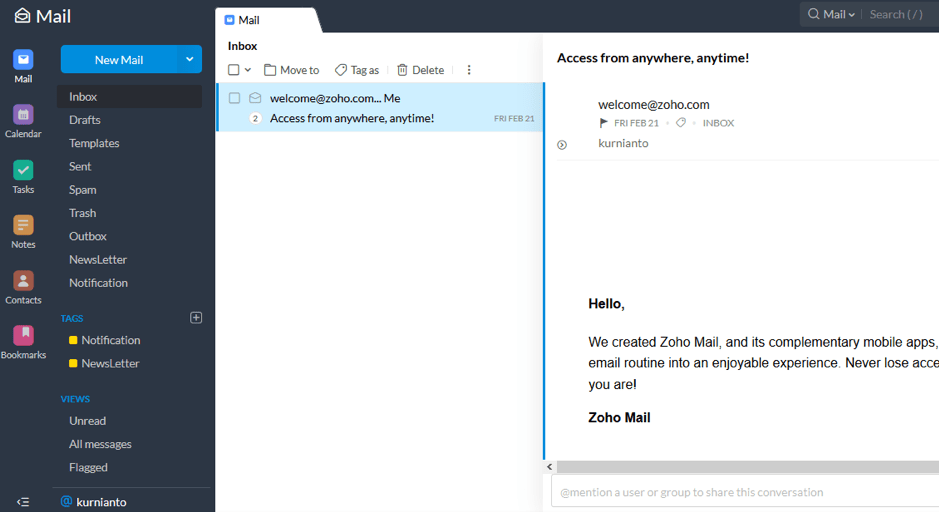 Membuat Email Domain Sendiri dengan Zoho Mail | IDCloudHost