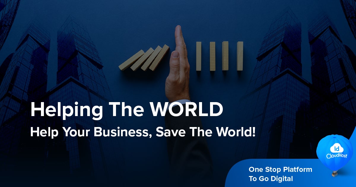 Diskon Hingga 50% Help Your Business, Save The World!