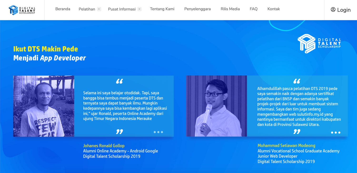 Digital Talent Scholarship Kominfo RI | IDCloudHost