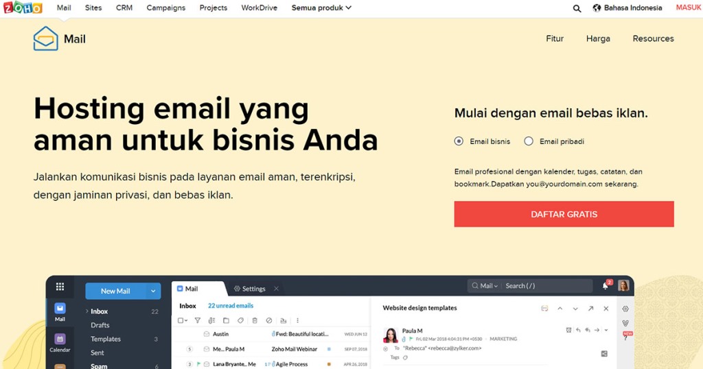 Mengenal Apa Itu Zoho Mail : Keunggulan, Fungsi dan Cara Menggunakannya | IDCLoudHost