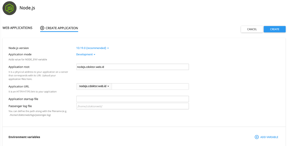 Panduan Tutorial Cara Install NodeJS di cPanel | IDCloudHost