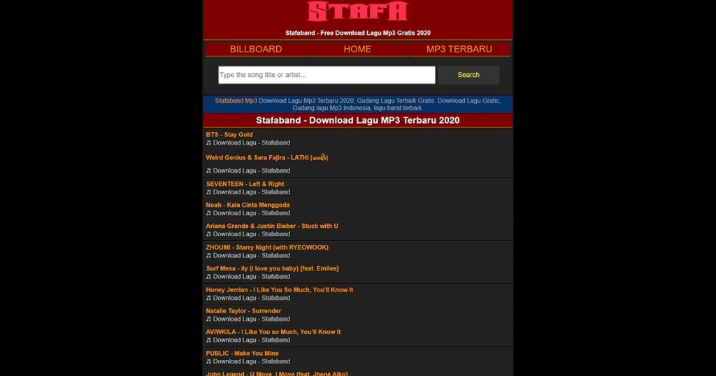 Kumpulan Website Download Lagu Gratis Untuk Mp3 dan Soundtrack