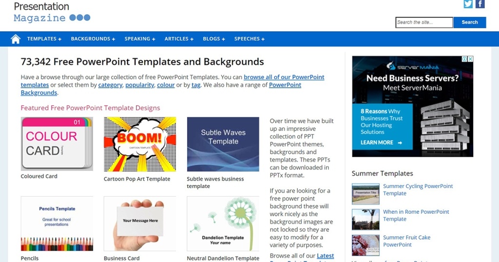 Website Download Template PPT (Presentasi) yang Keren dan Gratist