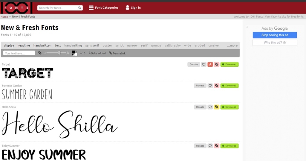 Rekomendasi Website Download Font GRATIS yang Terbaik dan Terbagus