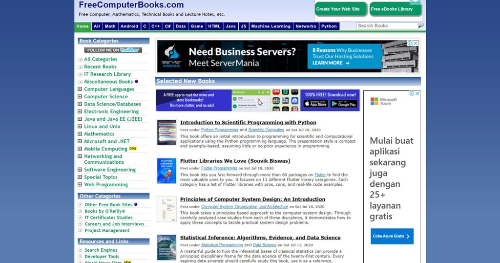 Website / Situs Download Buku Gratis dan Legal di Indonesia