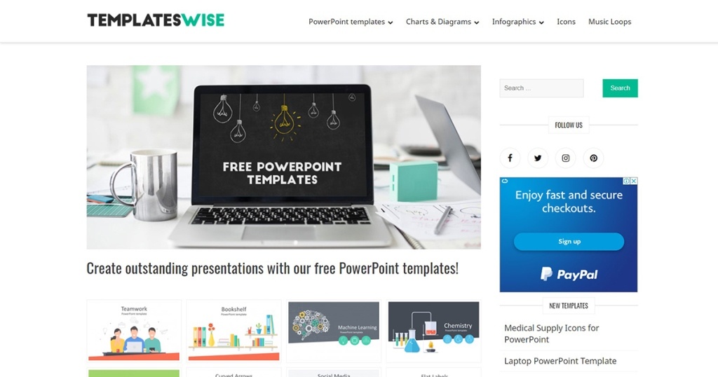 Website Download Template Presentasi (PPT) GRATIS dan Terbaik