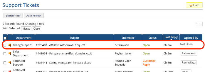 Cara Melakukan Instant Withdrawal (Pencairan Dana Otomatis) Saldo Affiliate di IDCloudHost