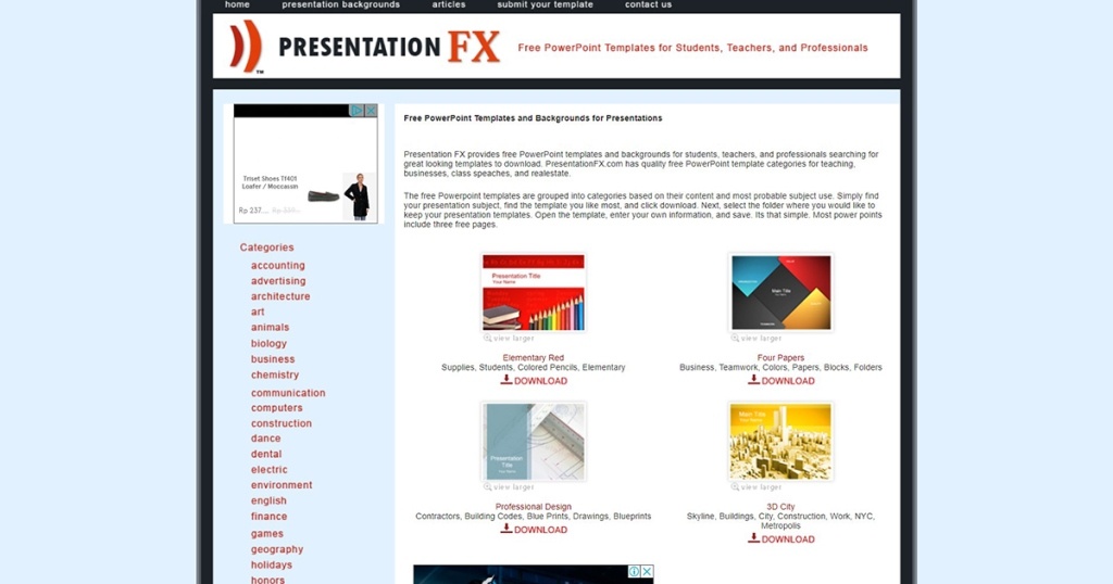 Website Download Template PPT (Presentasi) yang Keren dan Gratist