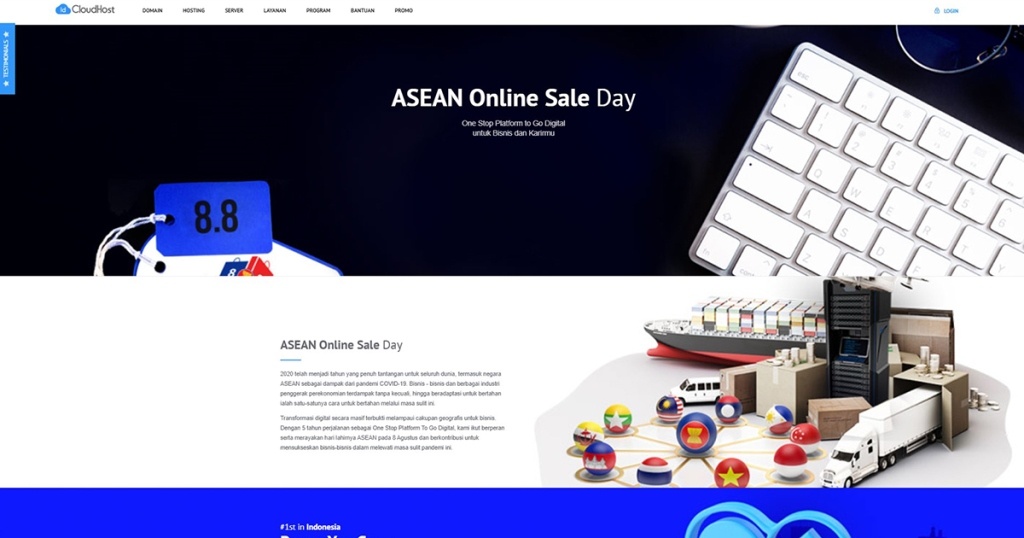 Belanja Hosting dan VPS Murah di ASEAN Online Sale Day (AOSD) 2020