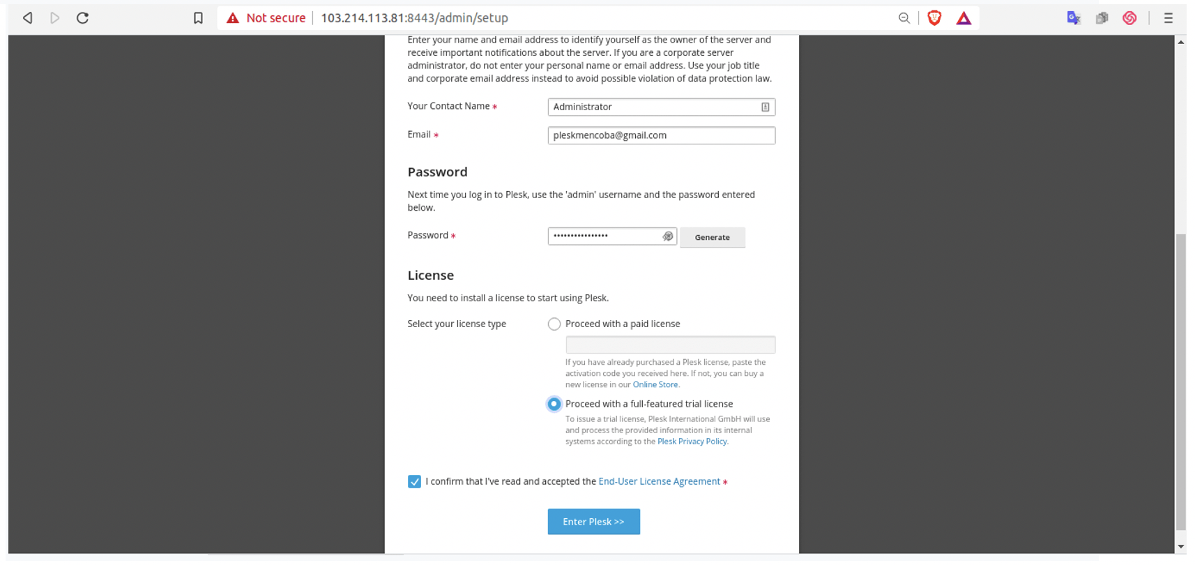 Cara Instalasi Plesk  pada Layanan Server  Private Cloud | IDCloudhost