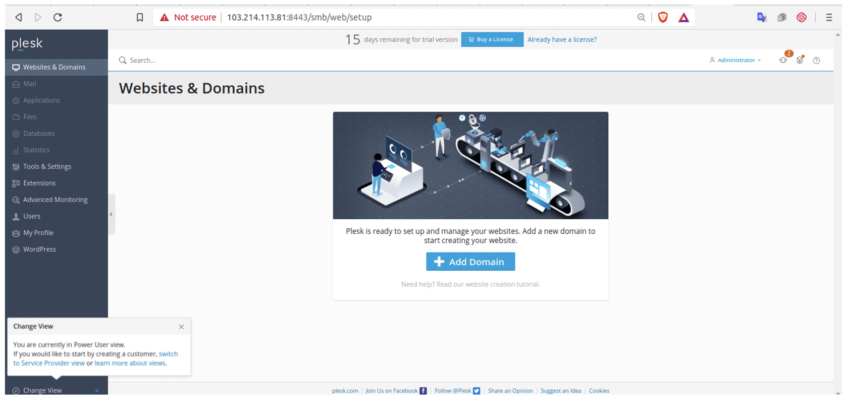 Cara Instalasi Plesk  pada Layanan Server  Private Cloud | IDCloudhost