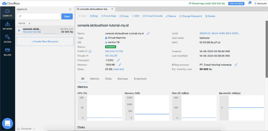 Cara Melakukan Building / Instalasi Server Private Cloud dengan Menggunakan OS CentOS | IDCloudHost