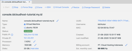 Cara Melakukan Building / Instalasi Server Private Cloud dengan Menggunakan OS Ubuntu | IDCloudHost