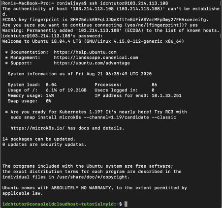 Cara Melakukan Building / Instalasi Server Private Cloud dengan Menggunakan OS Ubuntu | IDCloudHost