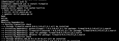 Cara Mengaktifkan Firewall pada Server Private Cloud