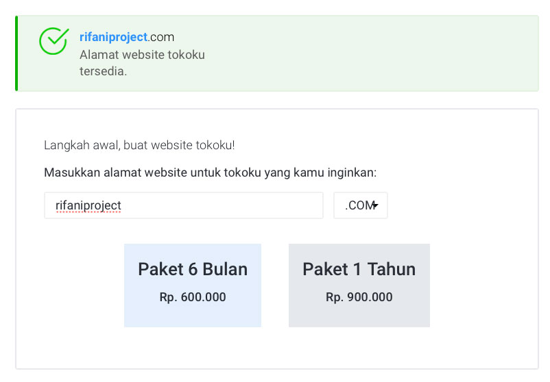 Cara Melakukan Order Layanan Tokoku di IDCloudhost