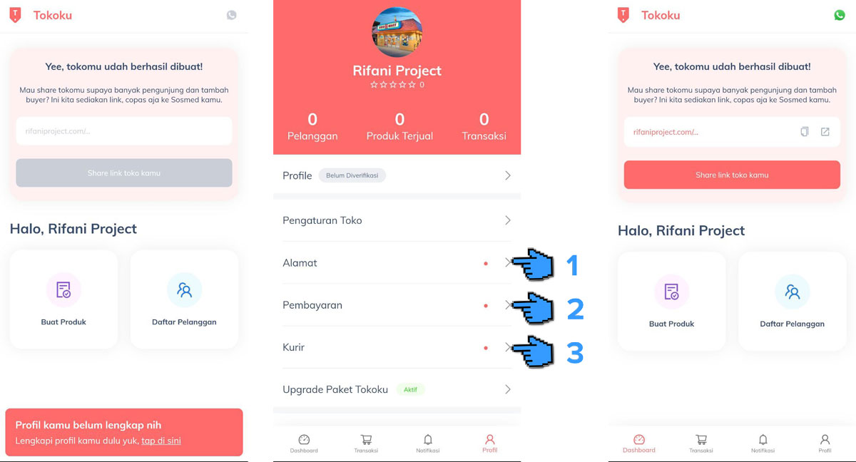 Cara Melakukan Order Layanan Tokoku di IDCloudhost