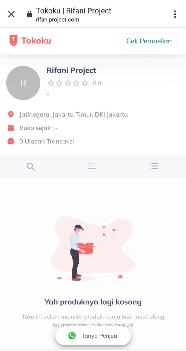 Cara Melakukan Order Layanan Tokoku di IDCloudhost