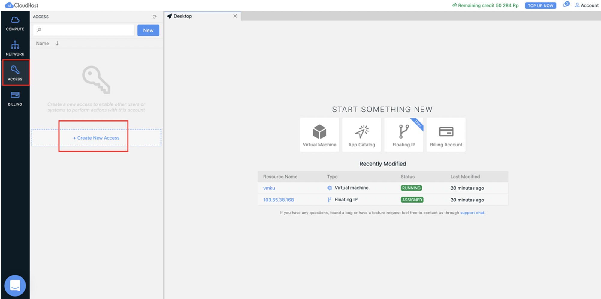 Cara Memberikan Akses Layanan Private Cloud ke User Lainnya | IDCloudHost