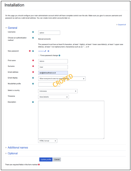 Cara Install LMS Moodle di Private Cloud (Server VPS) IDCloudhost