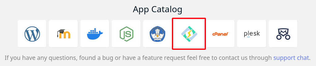 Cara Install CyberPanel di Private Cloud Server IDCloudHost Fitur One Click App Catalog IDCloudhost - App Catalog