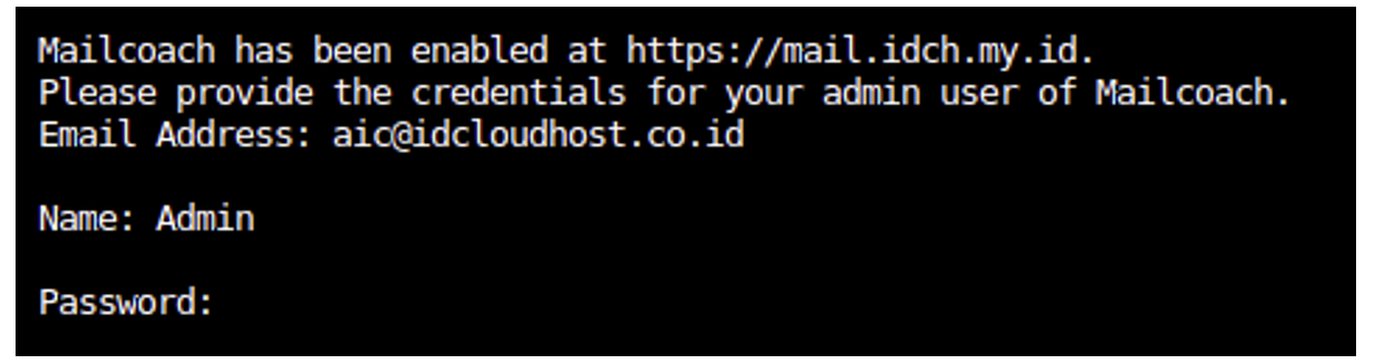 Install MailCoach di Private Cloud Server IDCloudHost (Fitur One Click / App Catalog) IDCloudhost