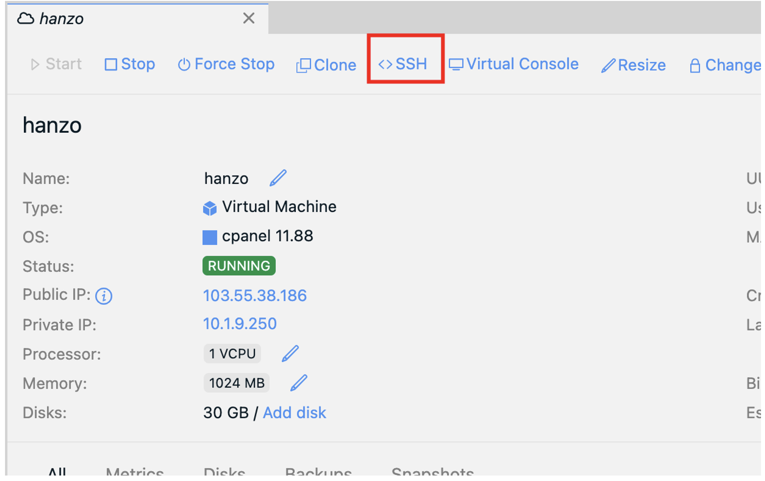 Cara Mengubah Password Root pada VM Layanan Private Cloud | IDCloudHost