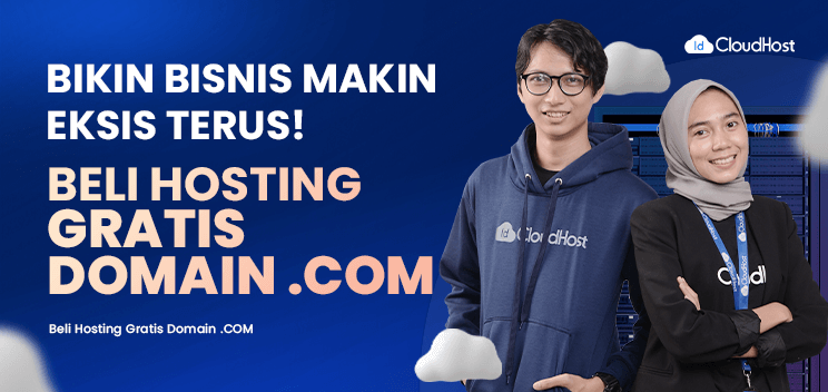 Beli Hosting Gratis Domain .COM