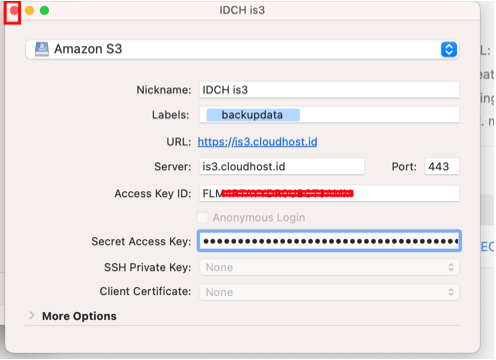 Cara Akses Object Storage IDCloudHost Menggunakan Cyberduck