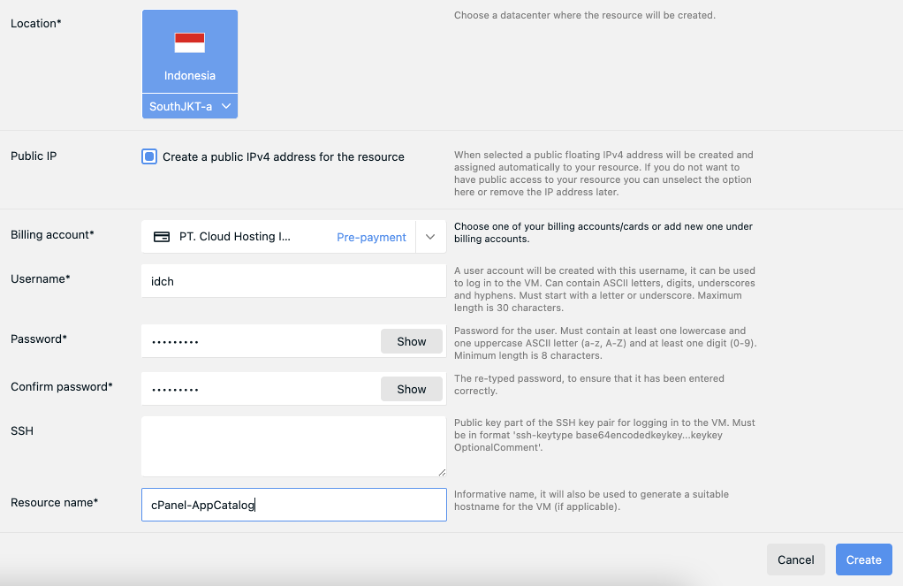Cara Install cPanel di Cloud VPS IDCloudHost (Fitur One Click/ App Catalog) | IDCloudHost
