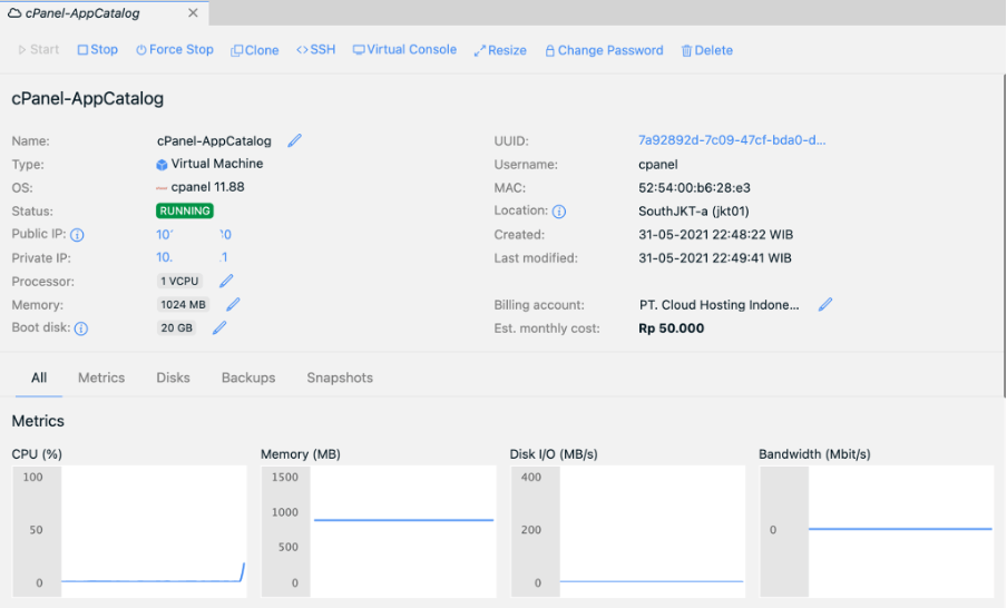 Cara Install cPanel di Cloud VPS IDCloudHost (Fitur One Click/ App Catalog) | IDCloudHost