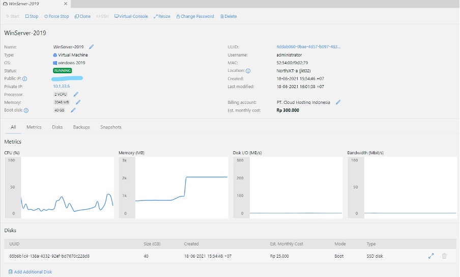 Cara Membuat VM di Cloud VPS Menggunakan Sistem Operasi Windows Server 2019