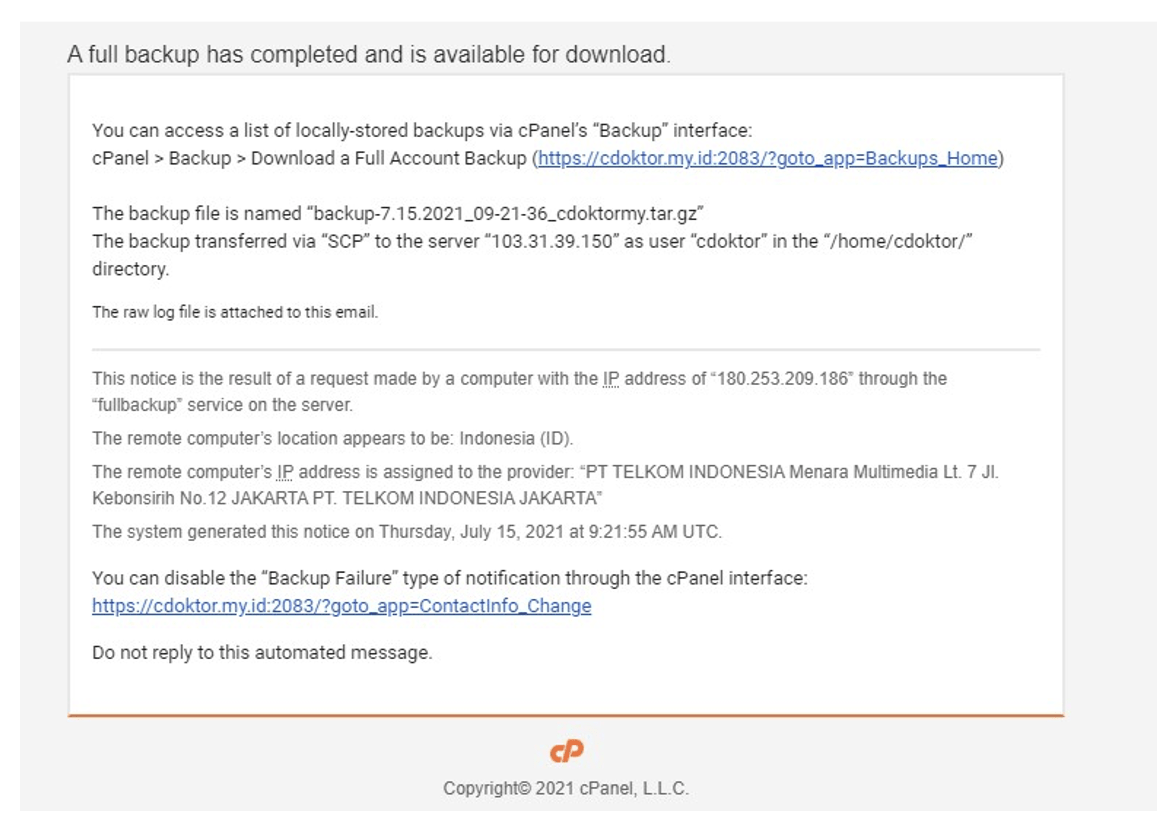 Migrasi Hosting dari cPanel ke Cyberpanel Cloud VPS IDCloudHost