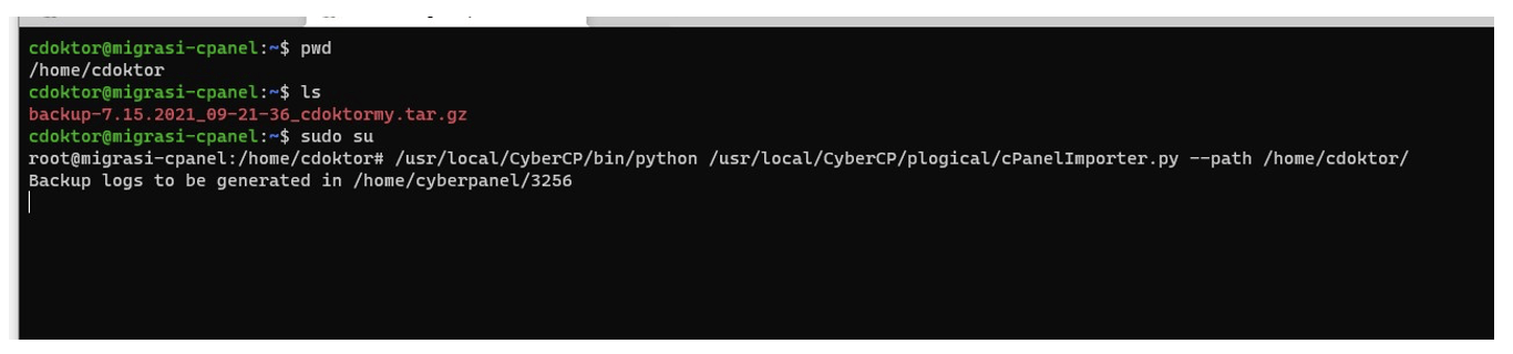 Migrasi Hosting dari cPanel ke Cyberpanel Cloud VPS IDCloudHost