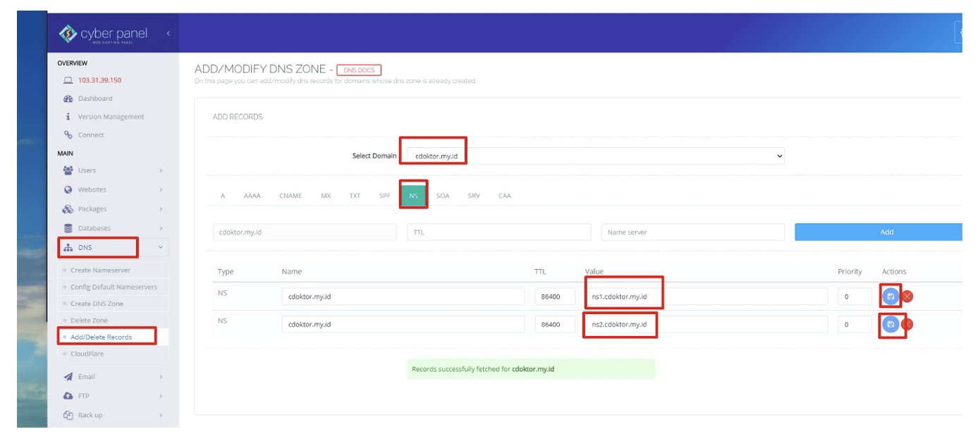 Migrasi Hosting dari cPanel ke Cyberpanel Cloud VPS IDCloudHost