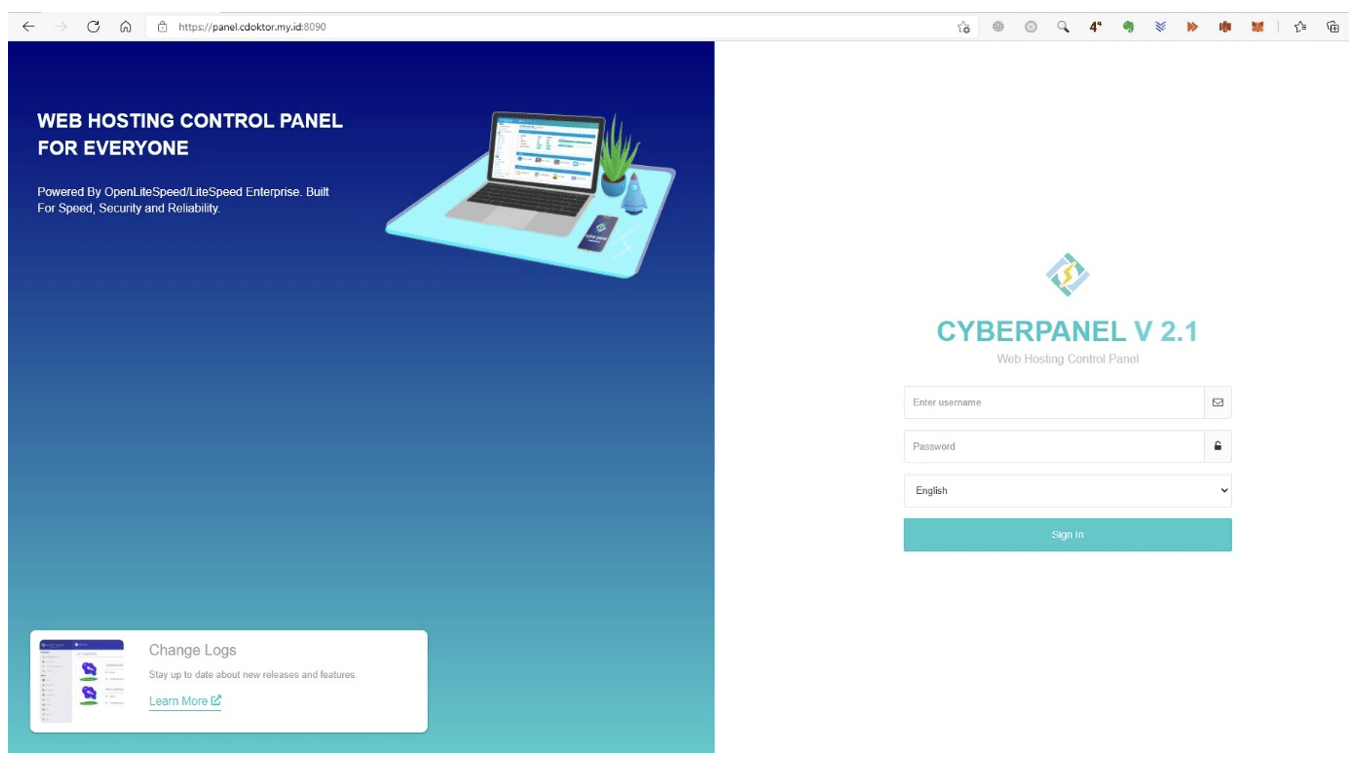 Migrasi Hosting dari cPanel ke Cyberpanel Cloud VPS IDCloudHost