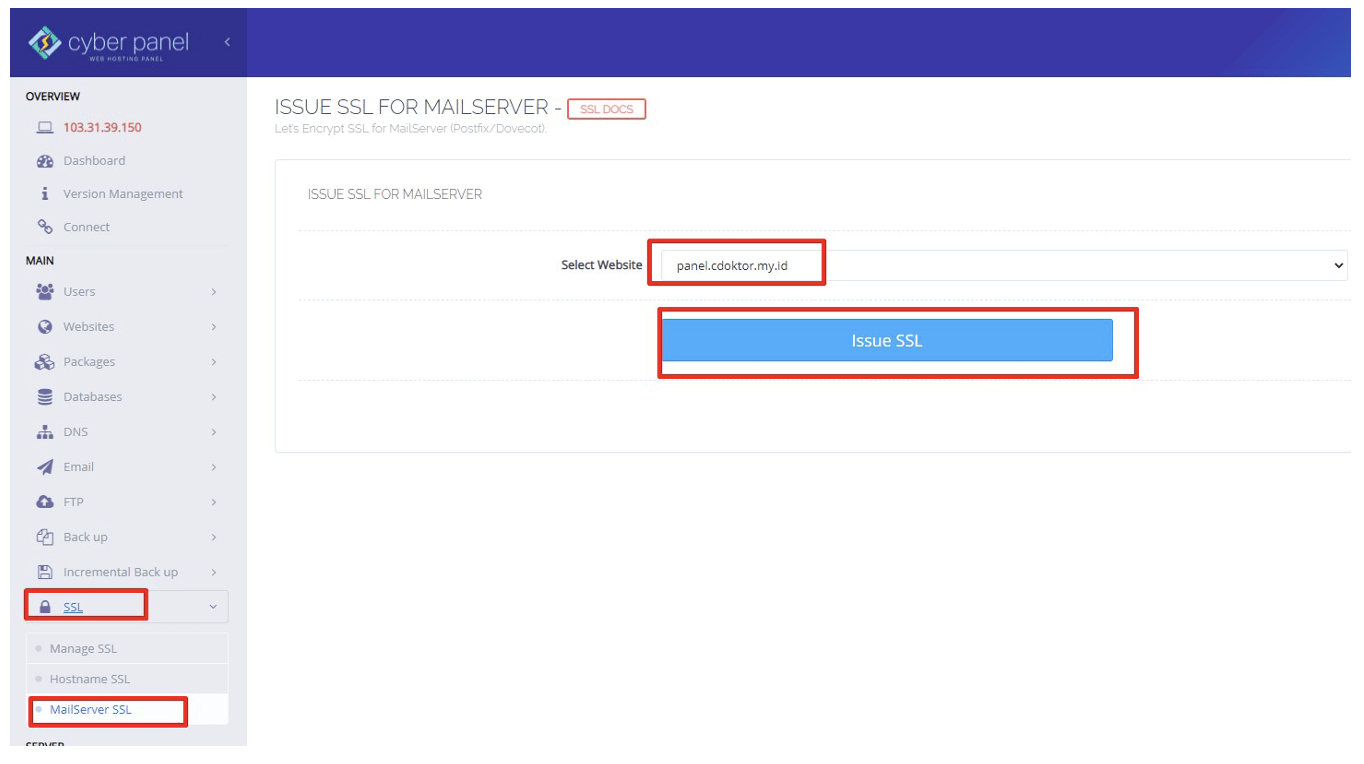 Migrasi Hosting dari cPanel ke Cyberpanel Cloud VPS IDCloudHost