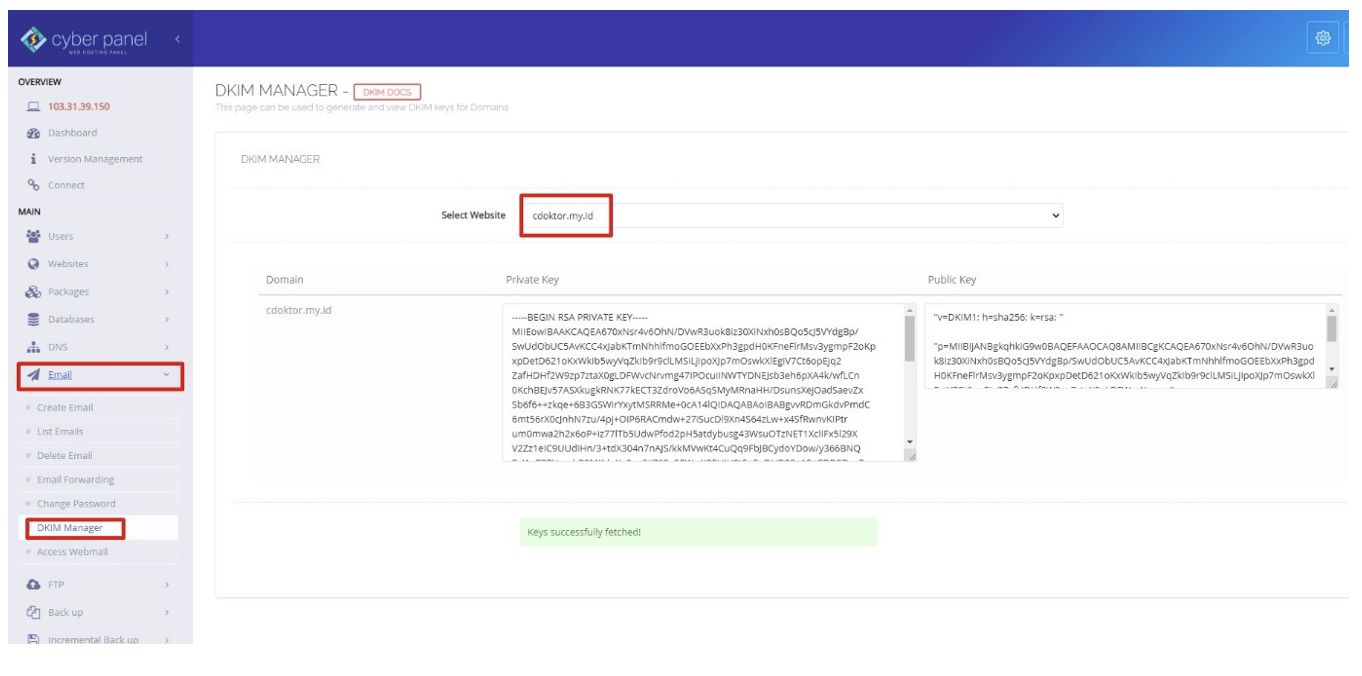 Migrasi Hosting dari cPanel ke Cyberpanel Cloud VPS IDCloudHost