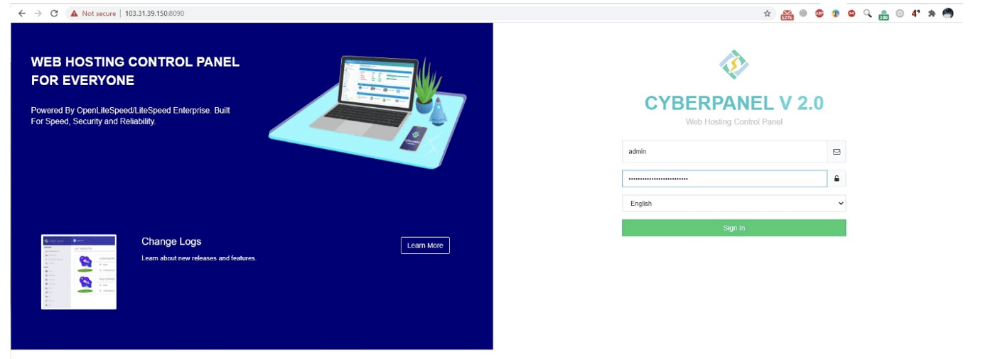 Migrasi Hosting dari cPanel ke Cyberpanel Cloud VPS IDCloudHost