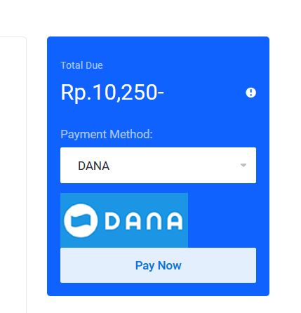 Pembayaran Via DANA