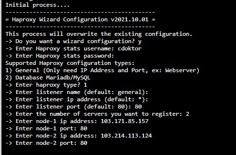 Instal HAProxy di Cloud VPS