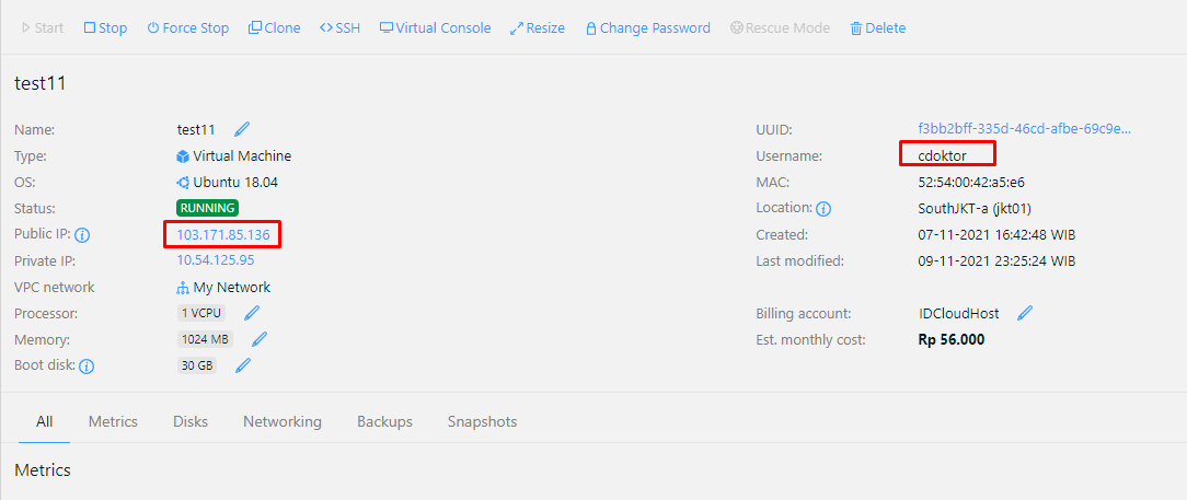 Akses MariaDb melalui HeidiSQ