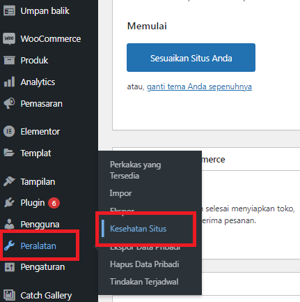 Site Health WordPress