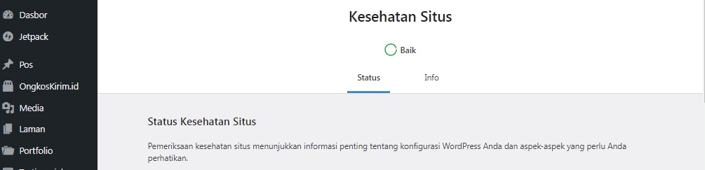 Site Health WordPress